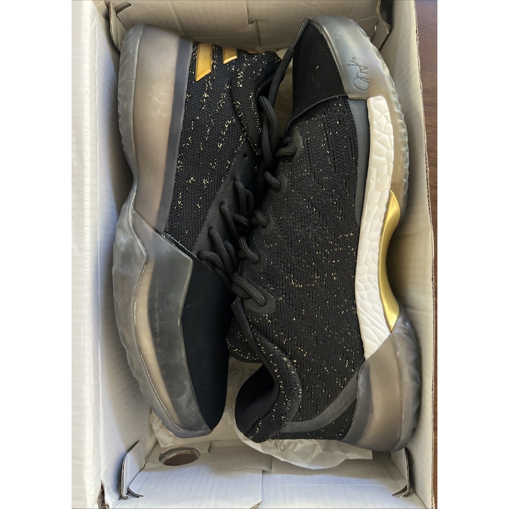 Adidas Harden Vol 1 Imma Be A Star Black Gold BW0545 Men Sz 5 Basketball Sneaker - Picture 8 of 14